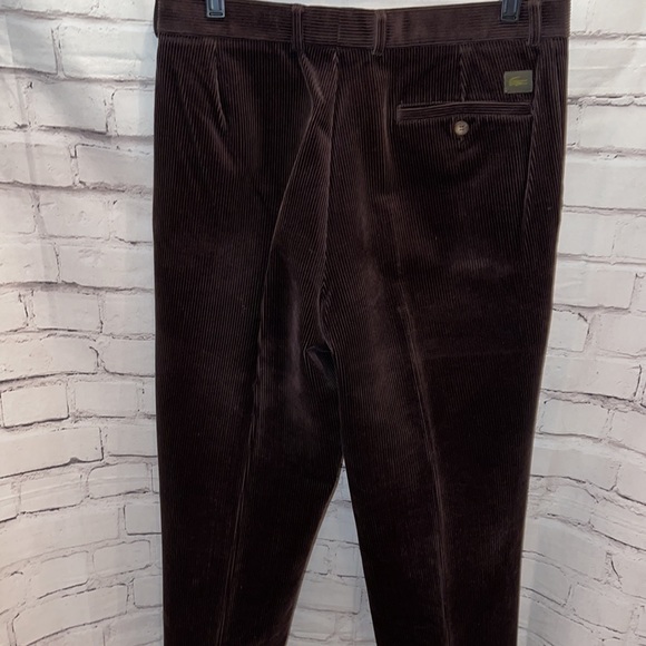 EUC LACOSTE MENS CORDUROY US SIZE 42 BRN - Picture 4 of 10